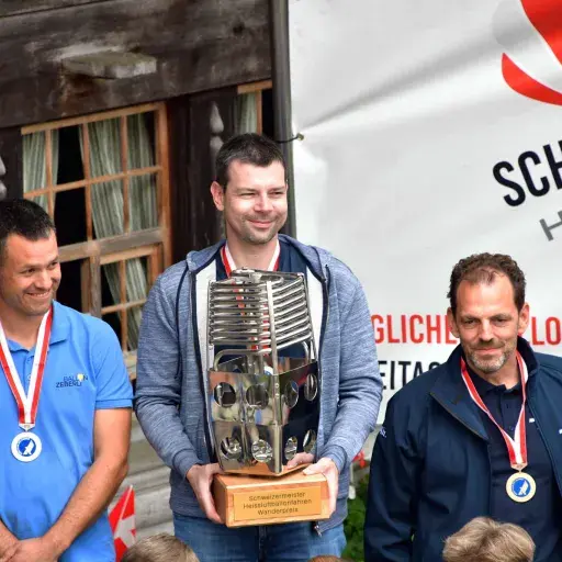 Gold: Roman Hugi; Silber: Stefan Zeberli; Bronce: Marc Blaser